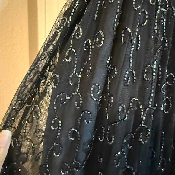 Cache Midnight Black ombré Dress vintage y2k - Picture 9 of 13